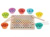 Oktatási montessori gyöngygolyó mozaik puzzle 77részes