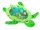 Víz felfújható szenzoros szőnyeg teknős zöld