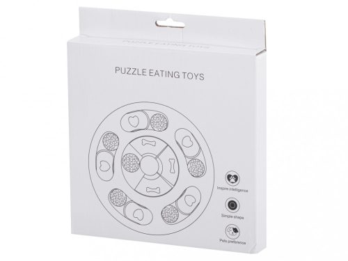 Kutyatál lassú evő puzzle játék kék