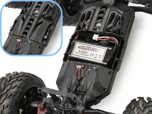 RC MONSTER TRUCK 1:12 2.4GHz X9115 VÖRÖS JAVÍTOTT VERSION