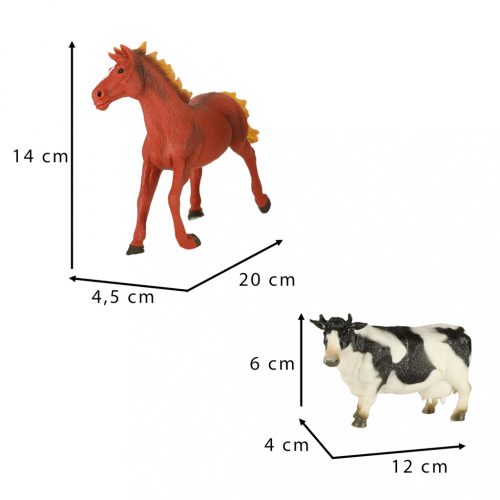 Farm állat figurák 14db + kiegészítők