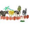 Farm állat figurák 14db + kiegészítők