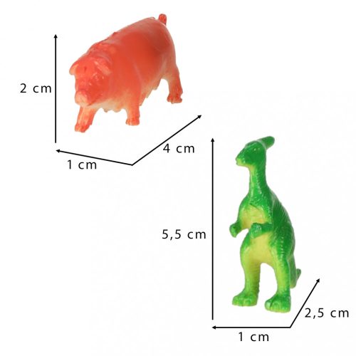 Figurák tengeri állatok vad dinoszauruszok készlet mix 48db