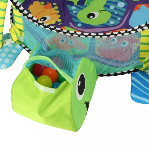 Oktatási szőnyeg 3in1 teknős játszóház Nagy 0+ 30 labda