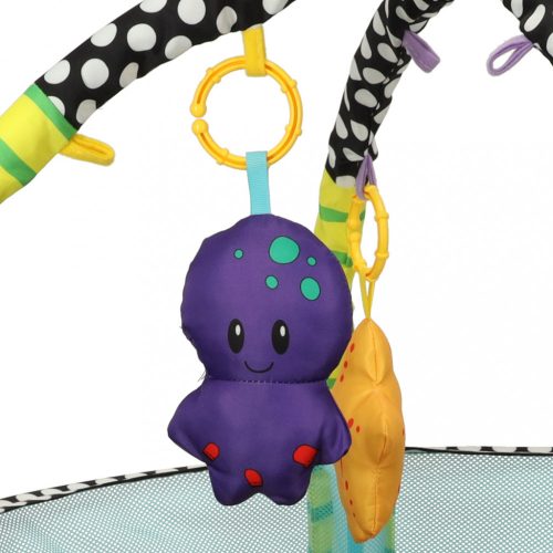 Oktatási szőnyeg 3in1 teknős játszóház Nagy 0+ 30 labda