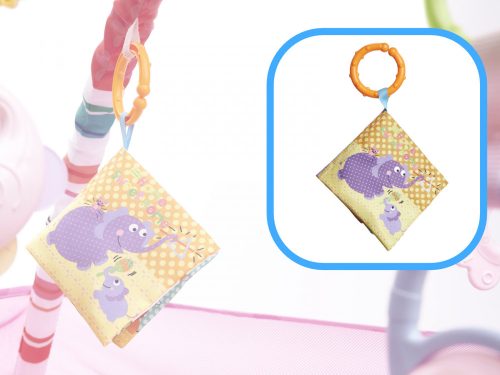 Oktatási járóka labdákkal rózsaszín