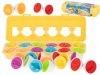 Oktatási sorter puzzle mérkőzés formák gyümölcs tojások 12db