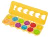 Oktatási sorter puzzle mérkőzés formák gyümölcs tojások 12db