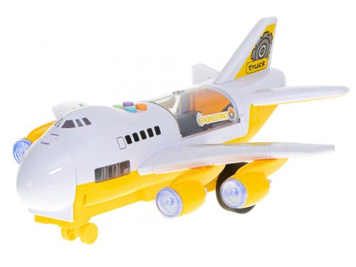 Transporter repülőgép + 6 autó építőipari járművek oldalra/előre