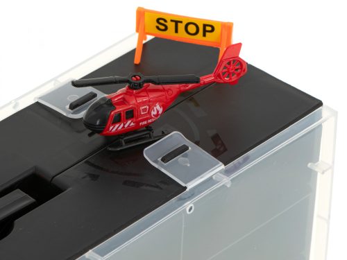 Szállító teherautó TIR rakétavető bőröndben + 7 autó tűzoltóság