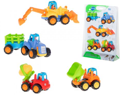 Járművek vontató teherautó exkavátor dömper 4db HOLA