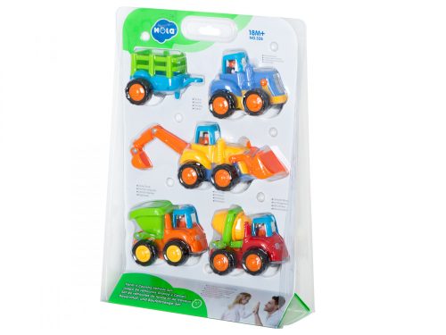 Járművek vontató teherautó exkavátor dömper 4db HOLA