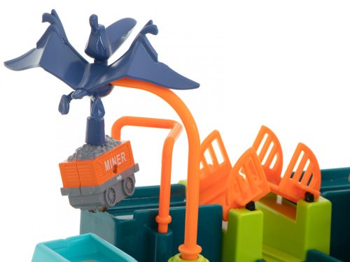 Interaktív akadálypálya autópark versenyző dinoszaurusz barlang