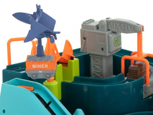 Interaktív akadálypálya autópark versenyző dinoszaurusz barlang