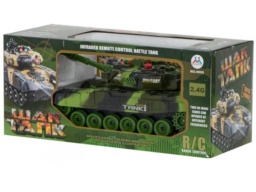 RC War Tank 9993 2.4 GHz-es erdei álcázás