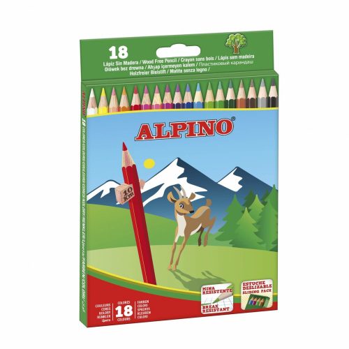ALPINO Classic ceruza zsírkréták 18 színben