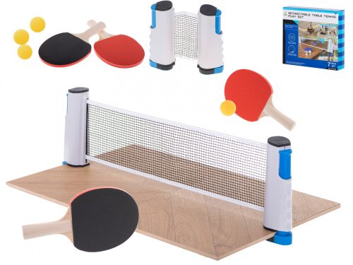 Ping pong , asztalitenisz készlet asztalra, hálóval, ütőkkel, labdával