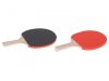 Asztalra kihúzható ping-pong háló, ütőkkel és labdákkal