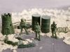 114 részes játék katonai készlet (katonák + autók + terep kiegészítők)