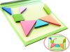Mágneses puzzle könyv 3D tangram blokkok