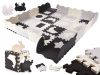 Habszivacs puzzle szőnyeg / játszószőnyeg gyerekeknek 36részes fekete-szürke-zöld-zöld