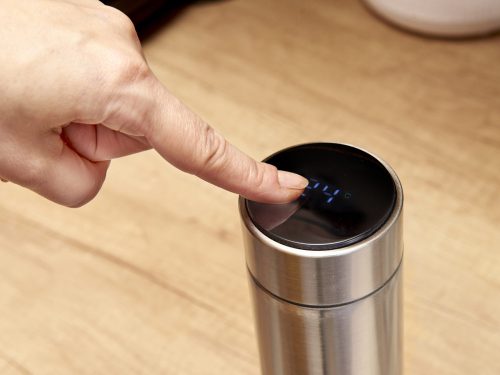 Thermos bögre smart LED 500ml ezüst