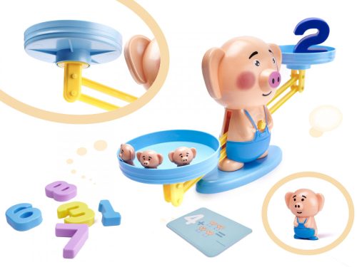 Oktatási mérlegek számolni tanulás malacka nagyméretű