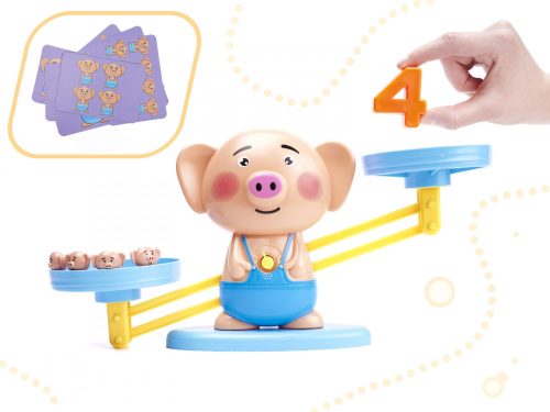 Oktatási mérlegek számolni tanulás malacka nagyméretű