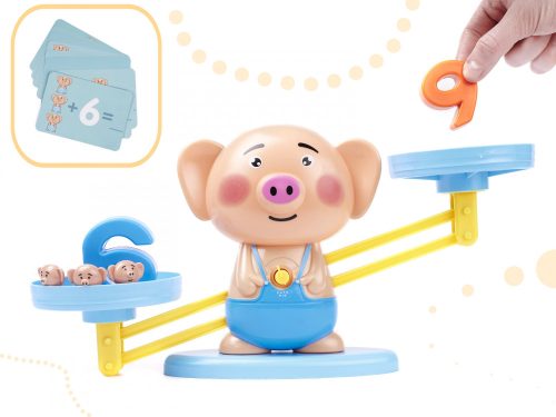 Oktatási mérlegek számolni tanulás malacka nagyméretű