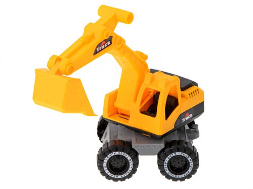 Építőipari gépek készlet 3 darab kotró dömper teherautó