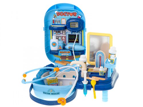 Orvosi készlet tartozékokkal 34 darabos tokban. + táblázat