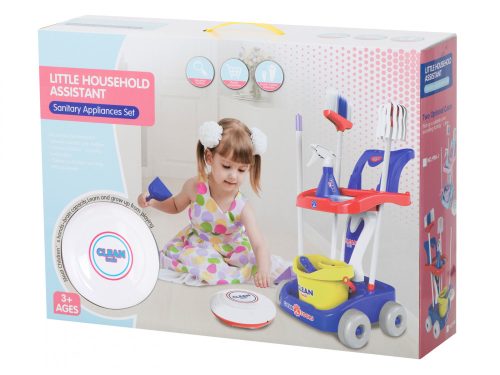 Takarítókocsi készlet + robotporszívó