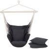 Brazil függőágyas szék párnákkal, fekete színű