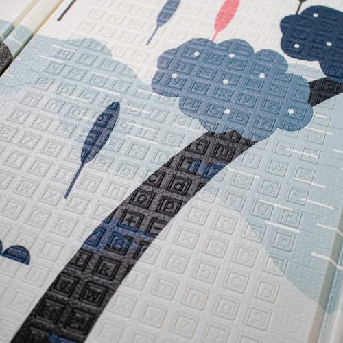 Oktató szőnyeg gyerekeknek utca/erdő 177x158x0.8cm