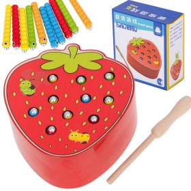 Mágneses fa hernyó eper mágneses hernyó