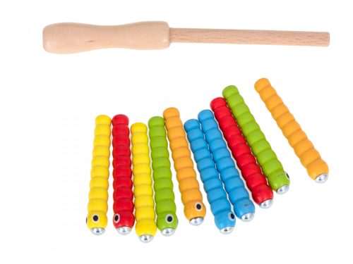 Mágneses fa hernyó eper mágneses hernyó