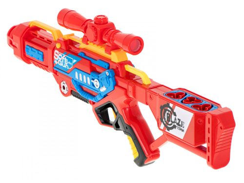Blaze Storm habdárda gépfegyver + 20 darts piros