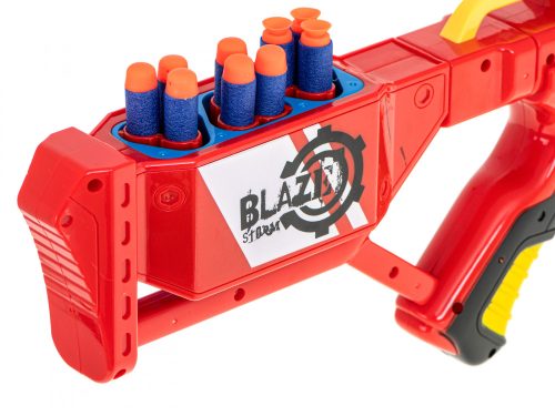 Blaze Storm habdárda gépfegyver + 20 darts piros