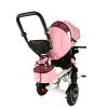 Trike Fix V3 háromkerekű 3in1 babakocsi kerékpár 360 forgatható szabad kerék rózsaszínű