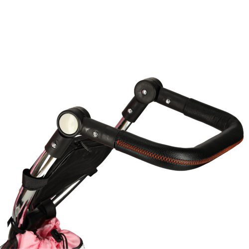 Trike Fix V3 háromkerekű 3in1 babakocsi kerékpár 360 forgatható szabad kerék rózsaszínű