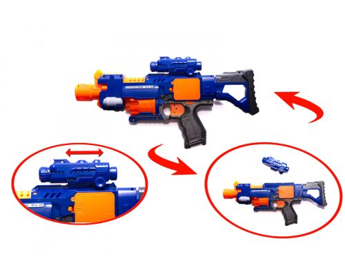 Blaze Storm habszivacs nyílpuska + célkereszt + 20 nyílvessző kék