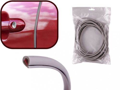 Autó ajtó szélén lökhárító profil 15m szürke