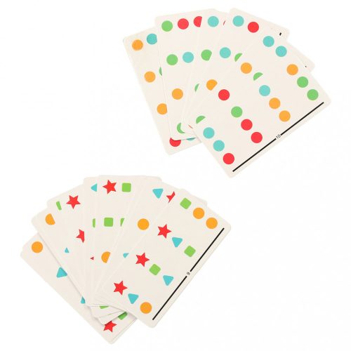 Oktatási fa gyufaszínű játék dobozban