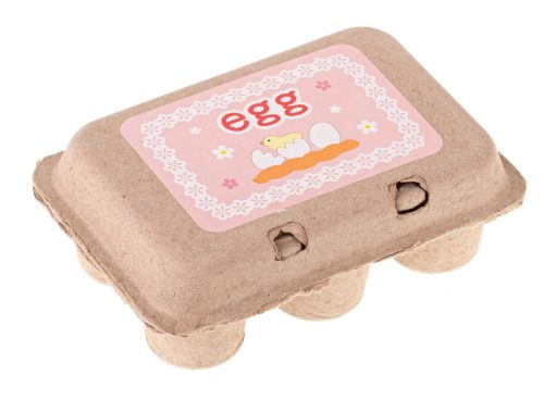 Játék tojás kivehető fa tojássárgája