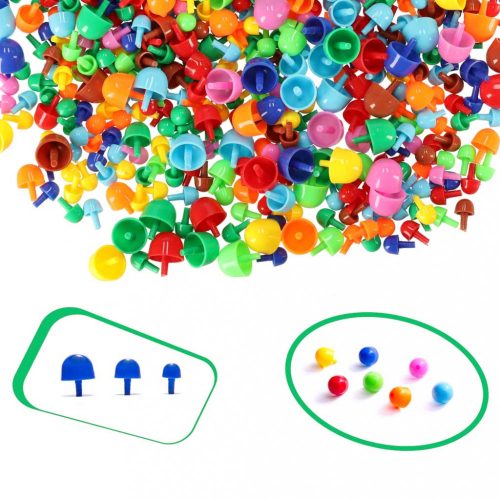 Puzzle tűk gombák + varrni tanulás készlet 603el