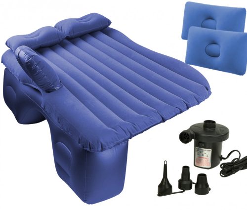 Autóágy matrac felfújható + pumpa kék