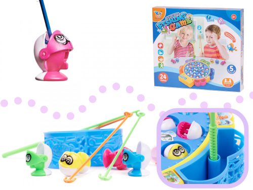 Családi halfogó játék, 24 hallal