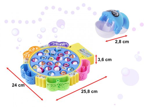 Családi halfogó játék, 24 hallal