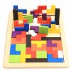 Fa puzzle tetris blokkok 40részes