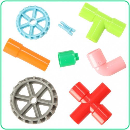 Oktatási téglák - Vízvezetékek tartozékokkal 84el.